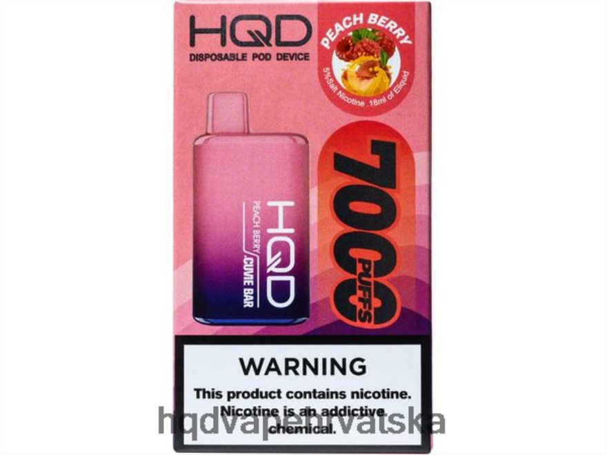 HQD CUVIE BAR za jednokratnu upotrebu bobica breskve 82486Z228 | HQD VAPE ORDER ONLINE