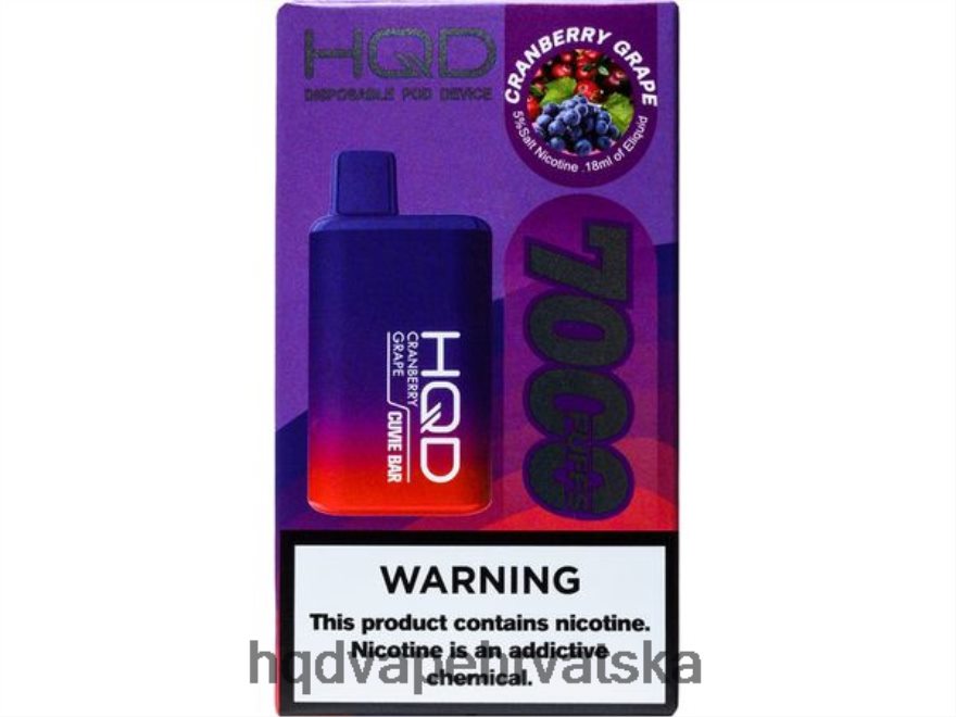 HQD CUVIE BAR za jednokratnu upotrebu brusnica grožđa 82486Z161 | HQD HRVATSKA