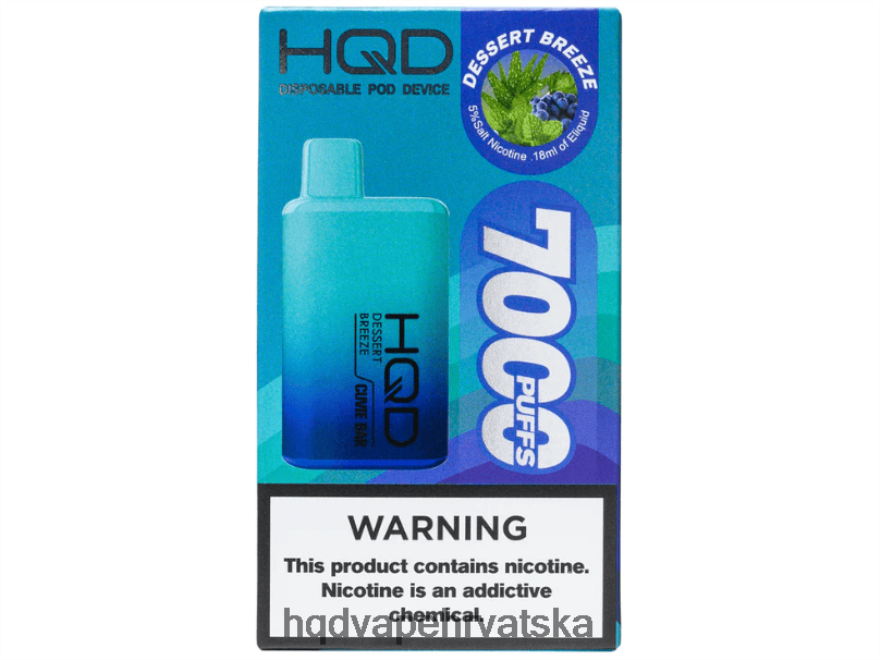 HQD CUVIE BAR za jednokratnu upotrebu desertni povjetarac 82486Z162 | HQD VAPE HRVATSKA