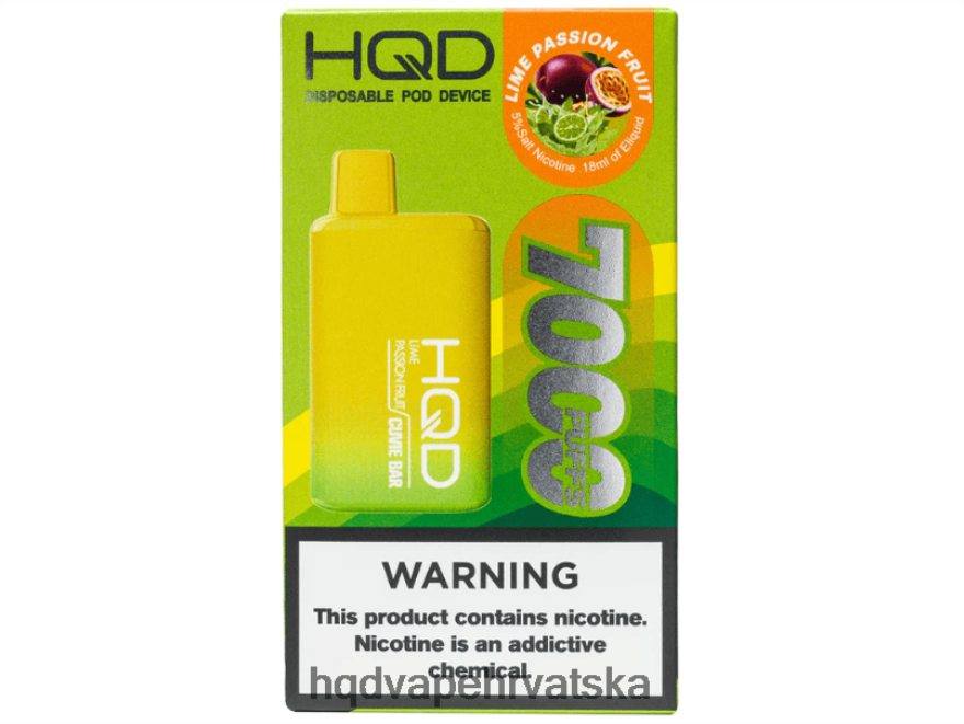 HQD CUVIE BAR za jednokratnu upotrebu limeta marakuja 82486Z207 | HQD VAPE FOR SALE