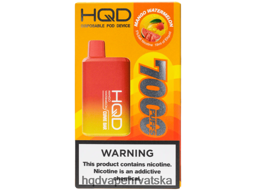 HQD CUVIE BAR za jednokratnu upotrebu mango lubenica 82486Z218 | HQD VAPE ORDER ONLINE