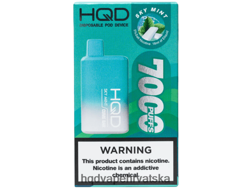 HQD CUVIE BAR za jednokratnu upotrebu nebeska metvica 82486Z249 | HQD DISPOSABLE VAPE FLAVORS