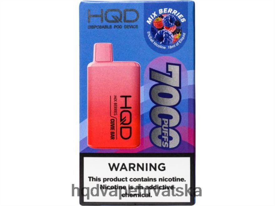 HQD CUVIE BAR za jednokratnu upotrebu pomiješati bobičasto voće 82486Z222 | HQD VAPE HRVATSKA