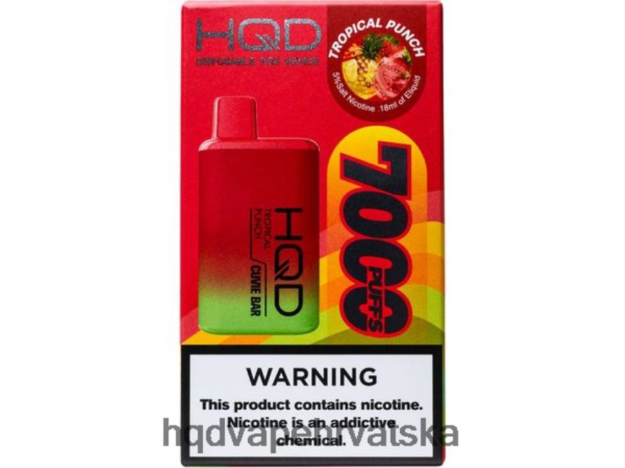 HQD CUVIE BAR za jednokratnu upotrebu tropski punč 82486Z267 | HQD VAPE FOR SALE