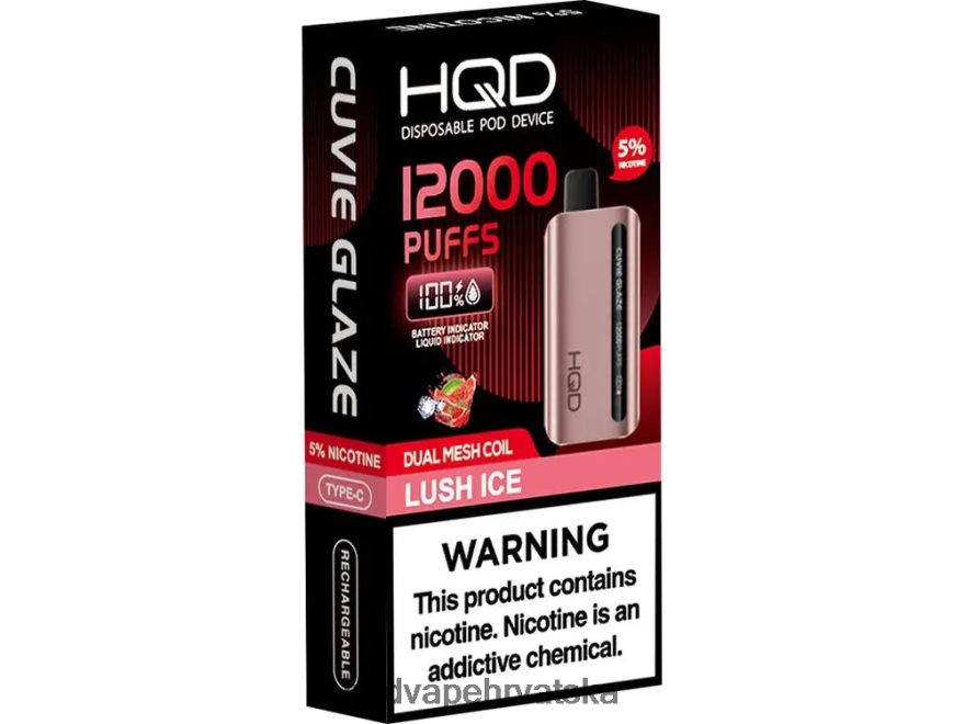 HQD CUVIE GLAZE jednokratni vape 12000 bujni led 82486Z210 | HQD VAPE BEST FLAVOR