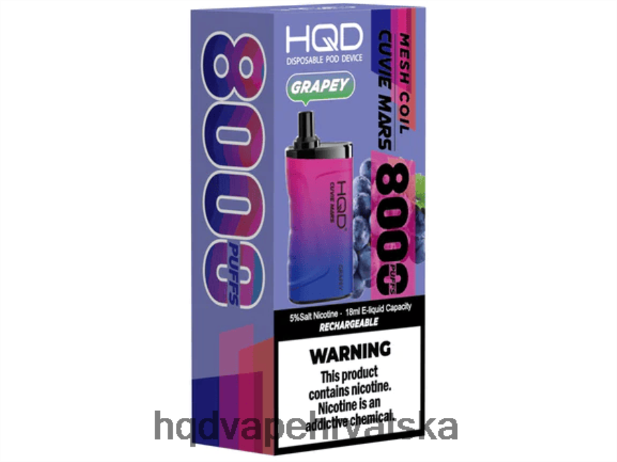 HQD CUVIE MARS za jednokratnu upotrebu boje grožđa 82486Z170 | HQD VAPE BEST FLAVOR