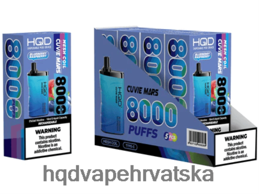 HQD CUVIE MARS za jednokratnu upotrebu borovnica malina 82486Z146 | HQD WHOLESALE