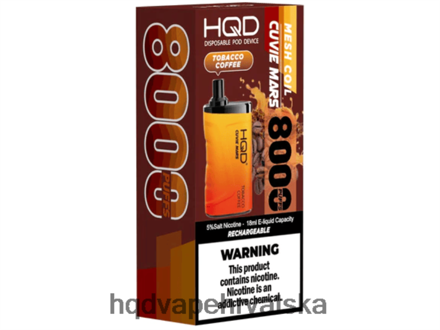 HQD CUVIE MARS za jednokratnu upotrebu duhanska kava 82486Z264 | HQD CIGARETA
