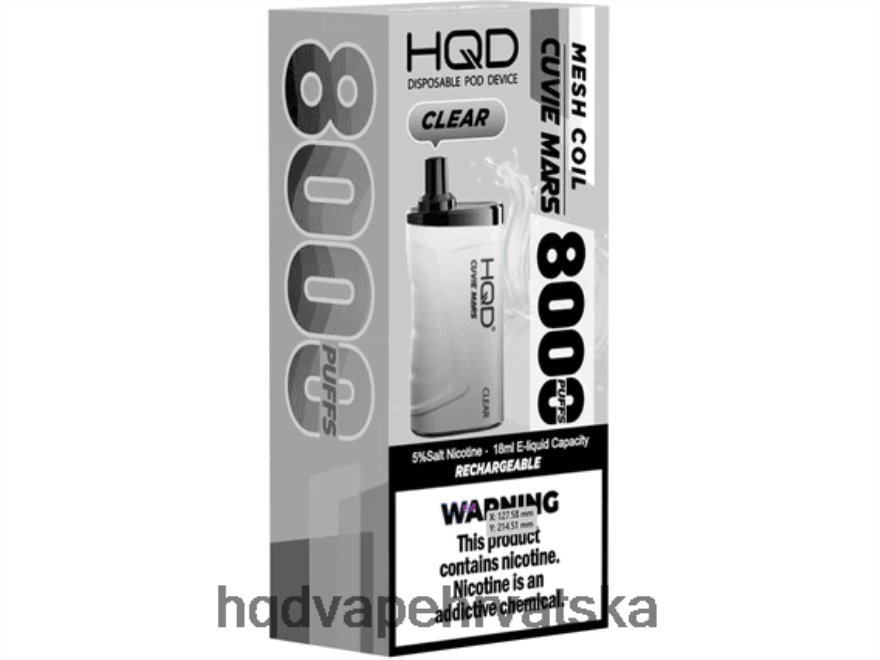 HQD CUVIE MARS za jednokratnu upotrebu čisto 82486Z156 | HQD WHOLESALE