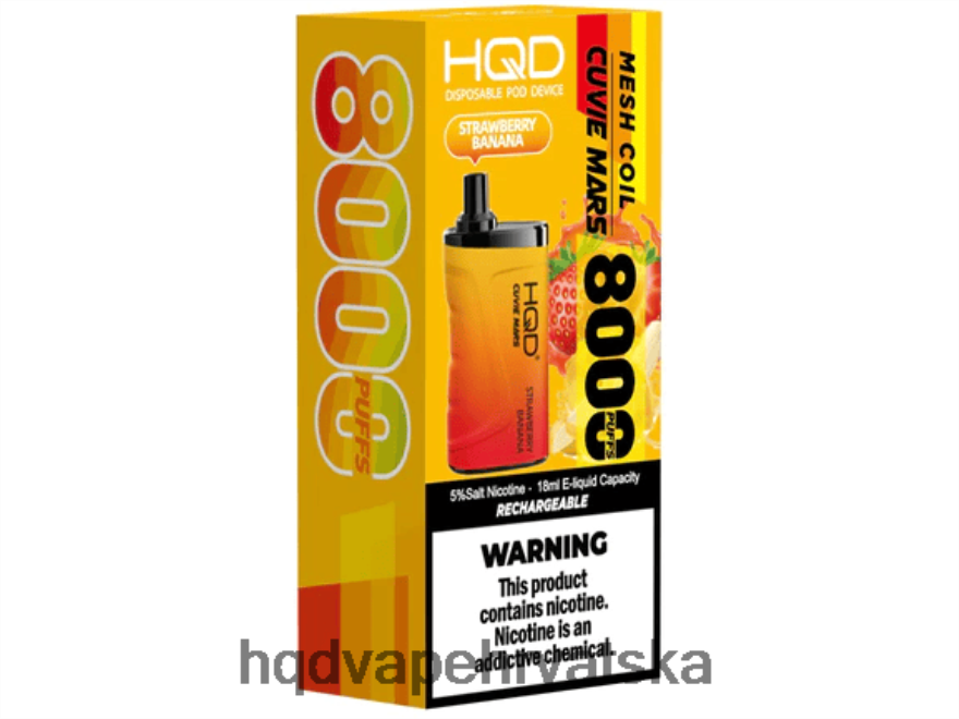 HQD CUVIE MARS za jednokratnu upotrebu jagoda banana 82486Z255 | HQD VAPE REVIEW