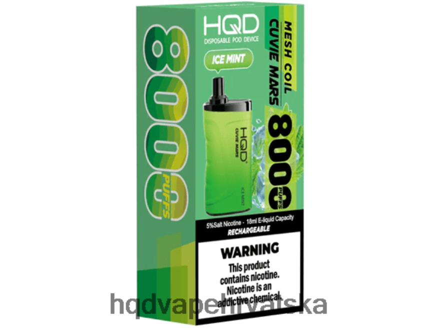 HQD CUVIE MARS za jednokratnu upotrebu ledena metvica 82486Z201 | HQD HRVATSKA