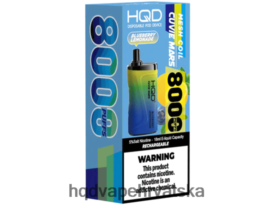 HQD CUVIE MARS za jednokratnu upotrebu limunada od borovnica 82486Z143 | HQD VAPE ZAGREB