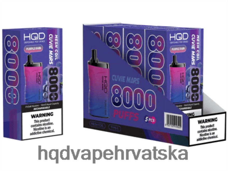 HQD CUVIE MARS za jednokratnu upotrebu ljubičasta kiša 82486Z239 | HQD DISPOSABLE VAPE FLAVORS