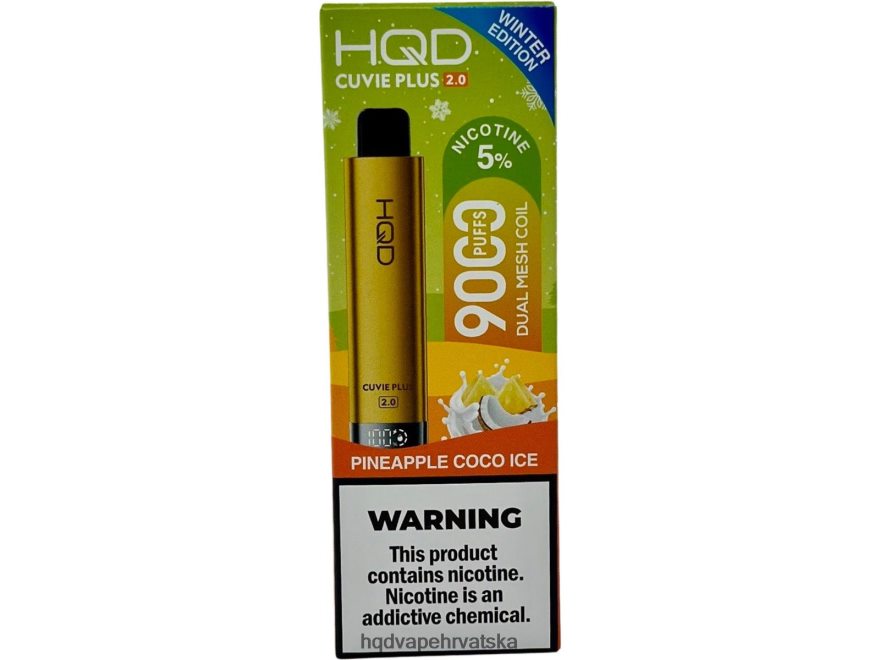 HQD CUVIE PLUS 2.0 (zimsko izdanje) ananas kokos led 82486Z233 | HQD VAPE ZAGREB