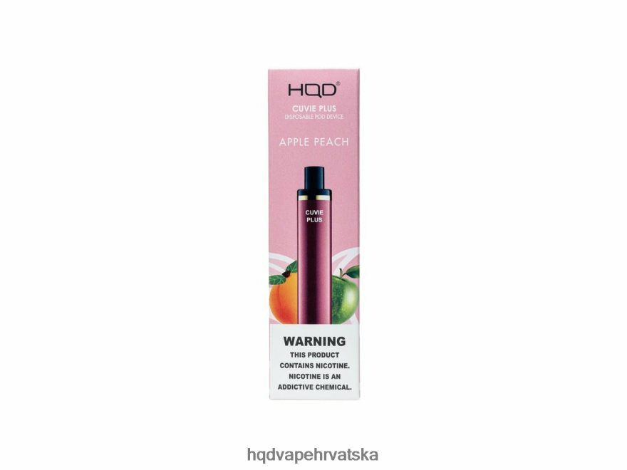 HQD CUVIE PLUS jednokratni vape jabuka breskva 82486Z127 | HQD VAPE FOR SALE