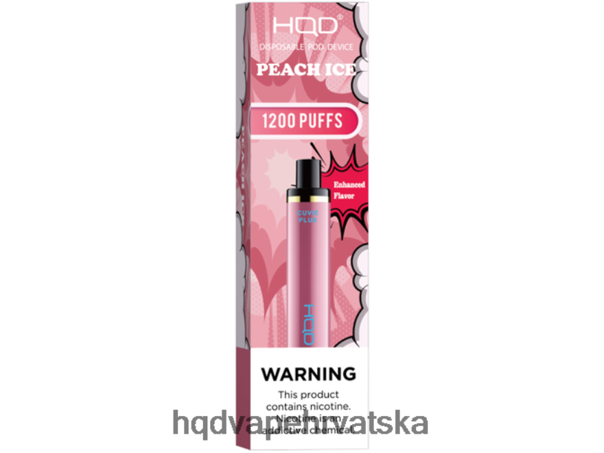 HQD CUVIE PLUS jednokratni vape led od breskve 82486Z230 | HQD VAPE BEST FLAVOR