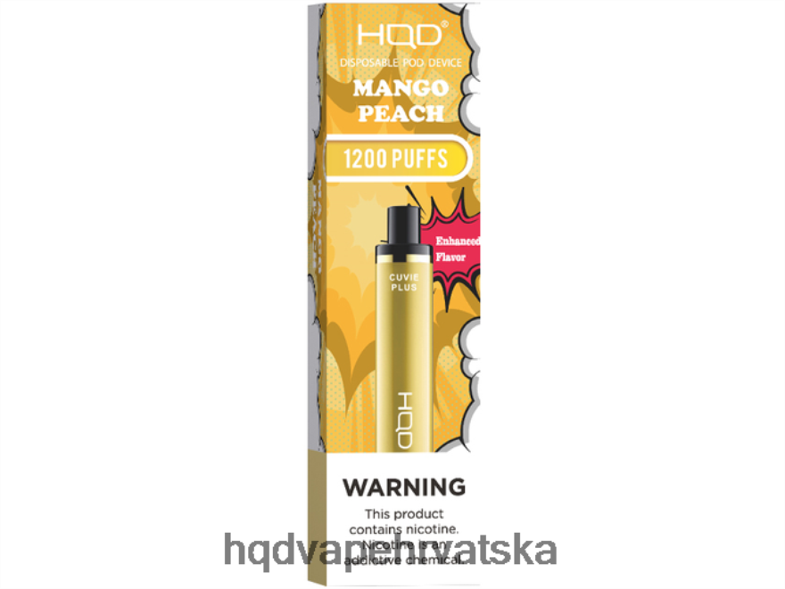 HQD CUVIE PLUS jednokratni vape mango breskva 82486Z217 | HQD VAPE FOR SALE