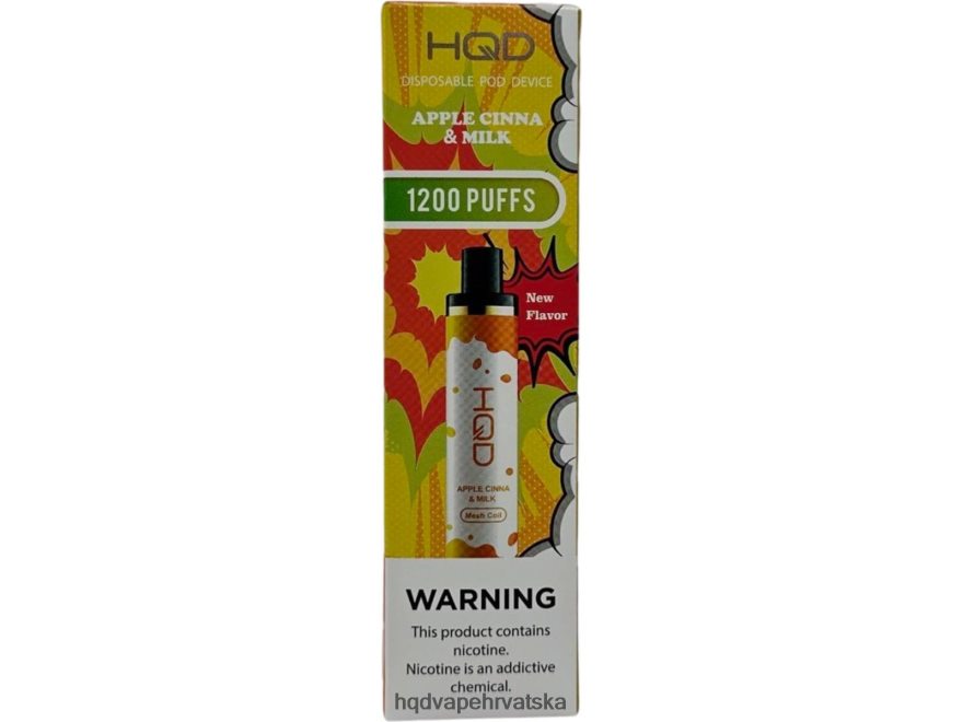 HQD CUVIE PLUS za jednokratnu upotrebu jabuka cina i mlijeko 82486Z126 | HQD WHOLESALE