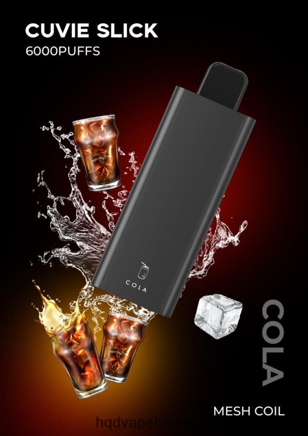 HQD CUVIE SLICK 6000 udaha glatka kola 82486Z25 | HQD VAPE REVIEW