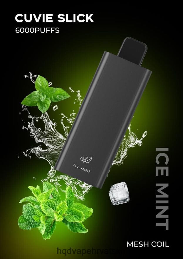HQD CUVIE SLICK 6000 udaha glatka ledena metvica 82486Z27 | HQD VAPE FOR SALE