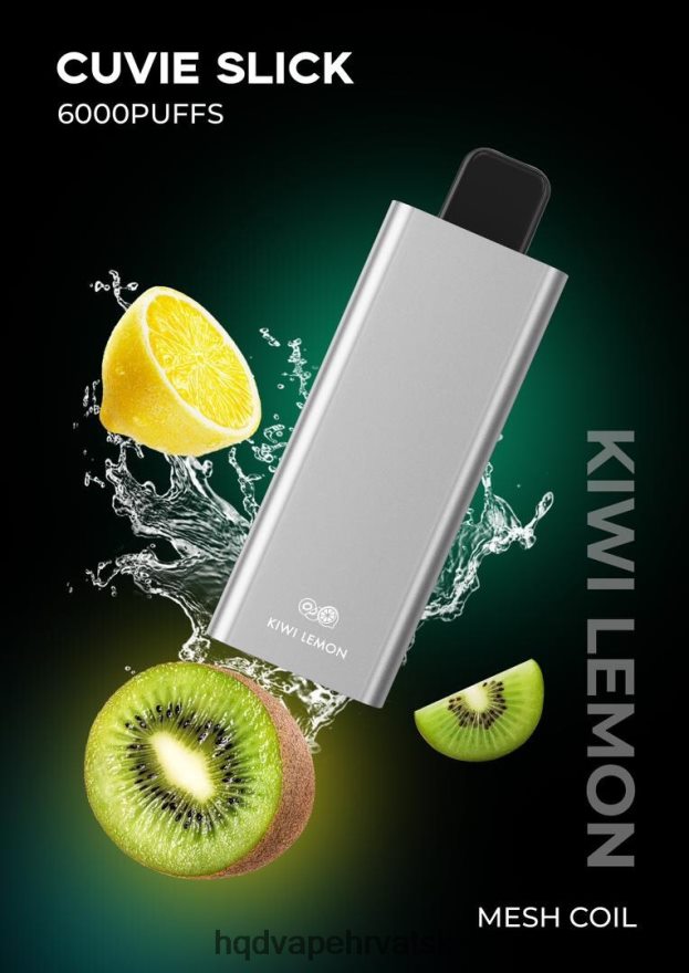 HQD CUVIE SLICK 6000 udaha glatki kivi limun 82486Z30 | HQD VAPE BEST FLAVOR