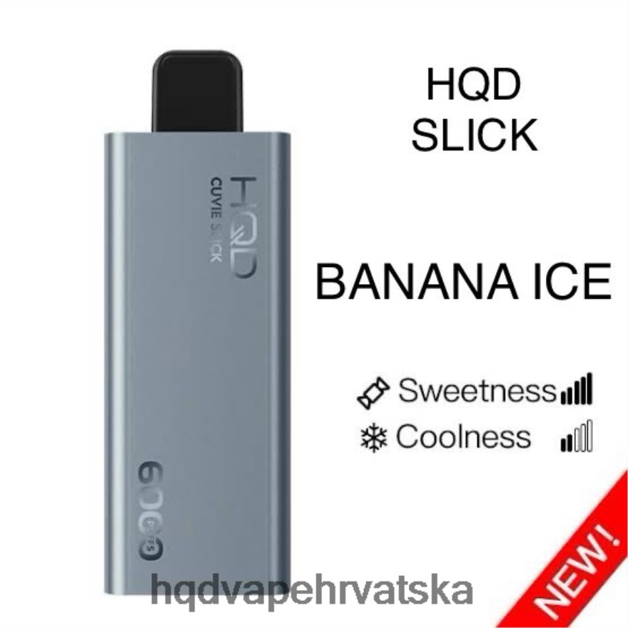 HQD CUVIE SLICK 6000 udaha glatki led od banane 82486Z20 | HQD VAPE BEST FLAVOR