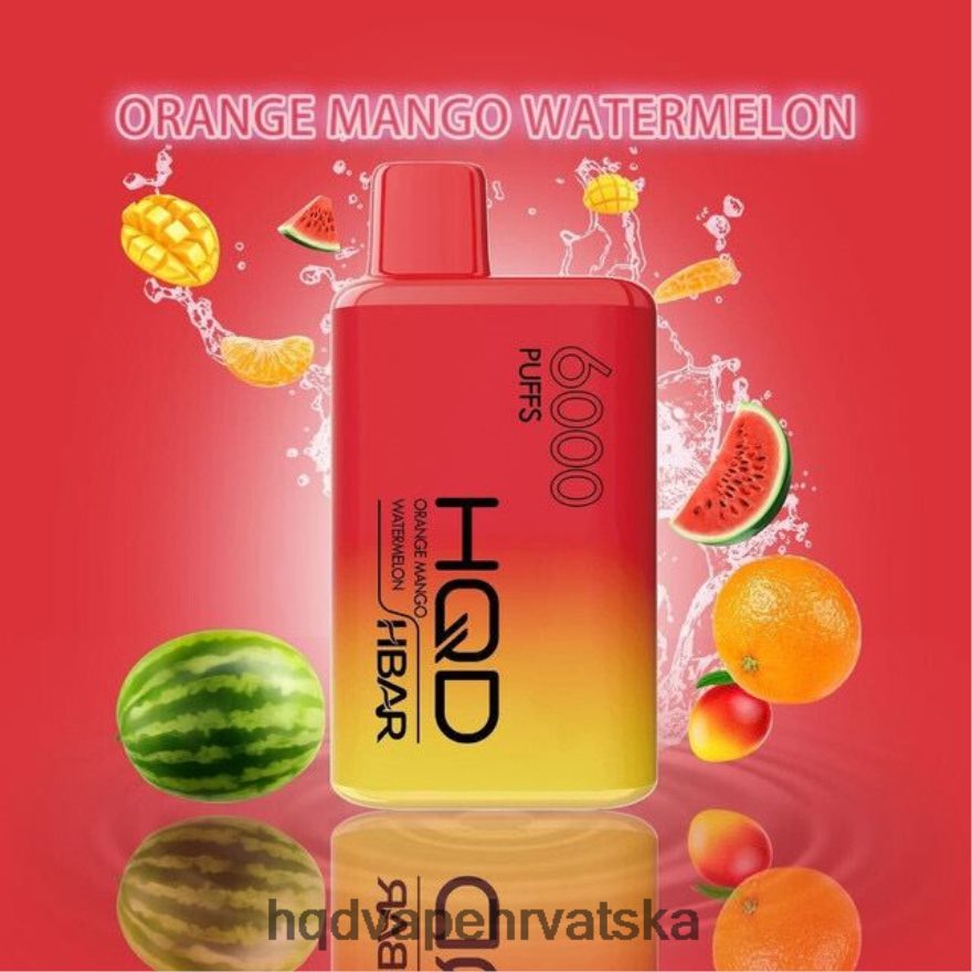HQD HBAR 6000 udaha naranča mango lubenica 82486Z54 | HQD CIGARETA