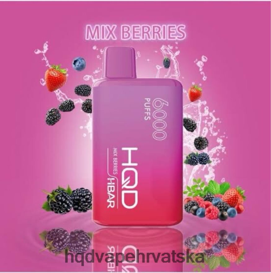 HQD HBAR 6000 udaha smrznuta mješavina bobičastog voća 82486Z50 | HQD VAPE BEST FLAVOR