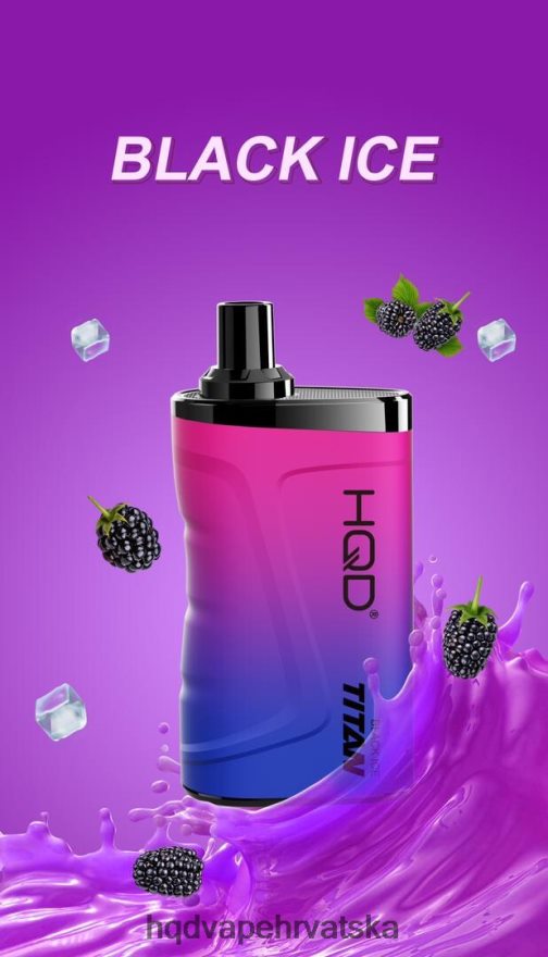 HQD TITAN 7000 udaha crni led 82486Z14 | HQD CIGARETA
