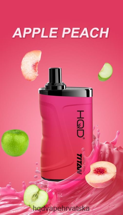 HQD TITAN 7000 udaha jabuka breskva 82486Z12 | HQD VAPE HRVATSKA